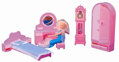 Спальня в коробке Огонек Дома, наборы мебели для кукол